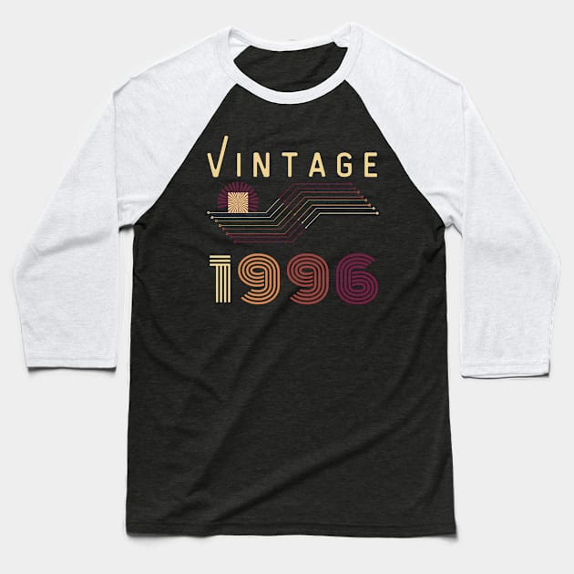 26 Year Old Retro Gift Vintage 1996 Classic Baseball T-Shirt by Hohohaxi